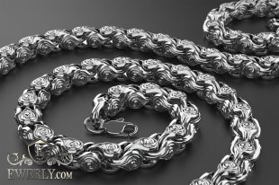 Author's chain of sterling silver 3, фото